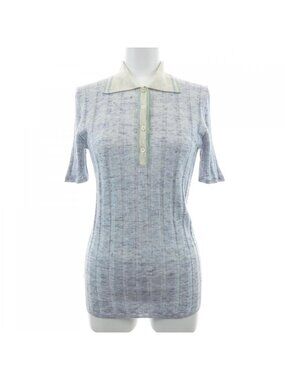Prada Cashmere Silk Polo Sweater Shirt